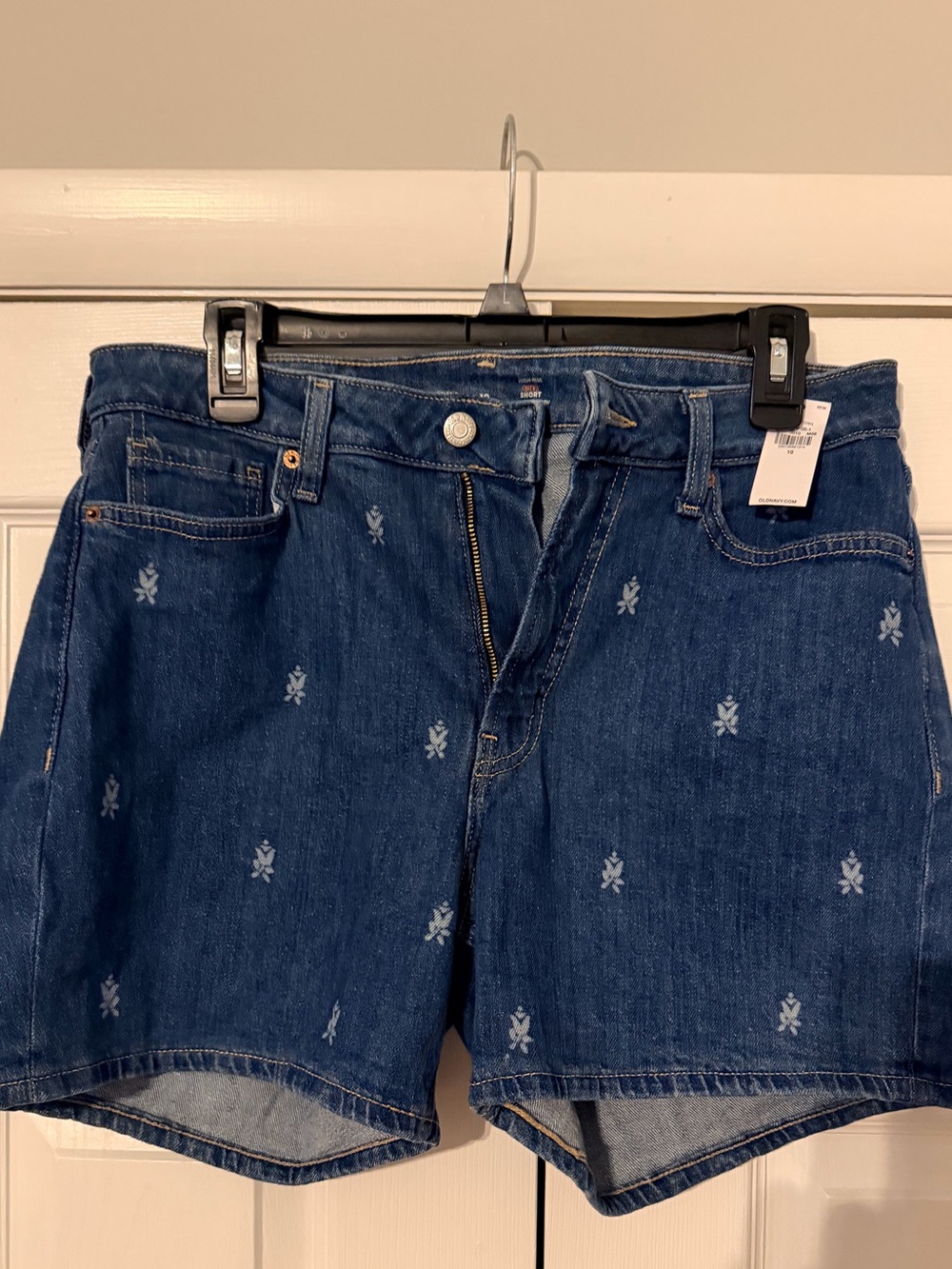 Old Navy Embroidered Denim Shorts